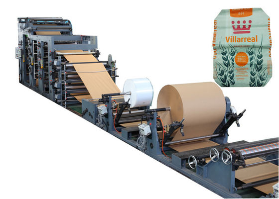 High Speed Valve Paper Bag Making Machine Automatic Tube Forming